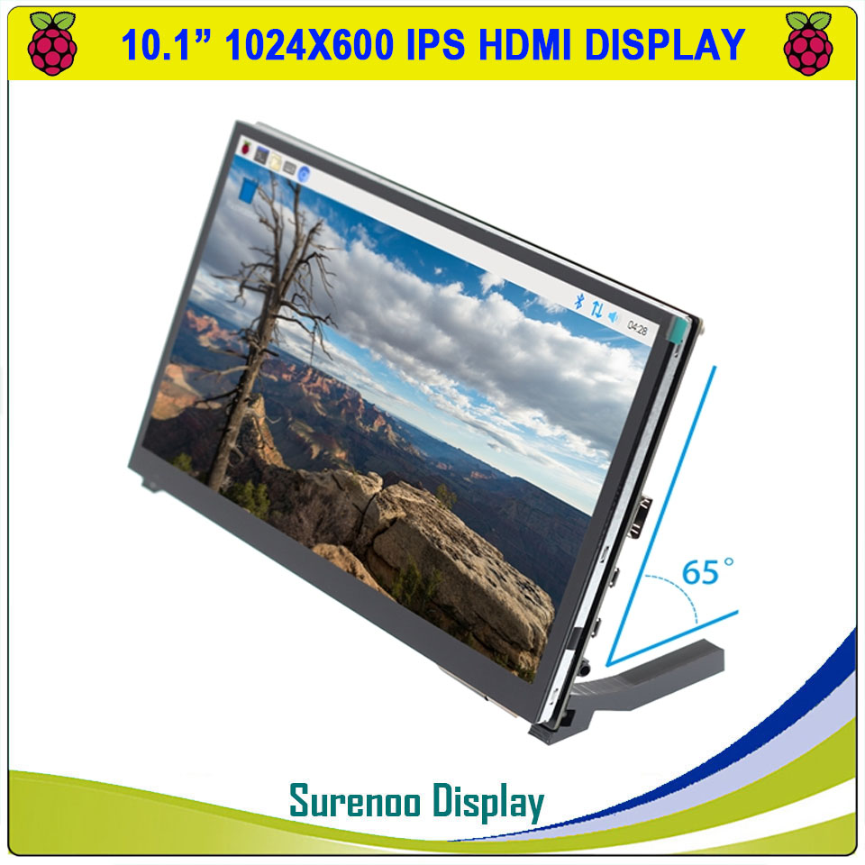Raspberry Pi 10.1 Inch Capacitive Touch Screen Ips - Monitor de tela com módulo LCD