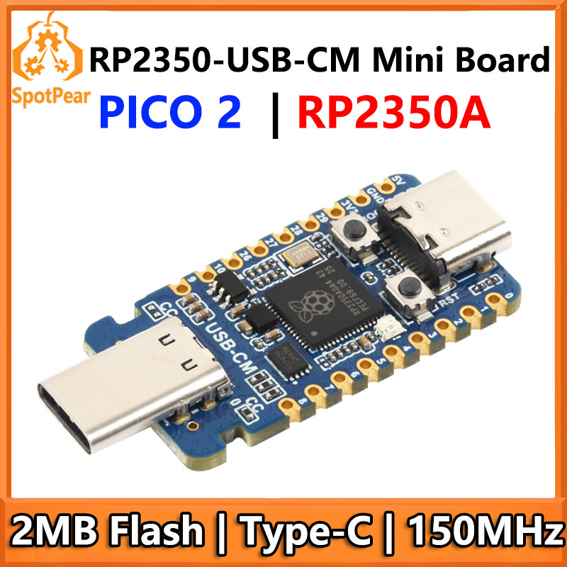 Argon One V3 M.2 Nvme Case - Placa de Desenvolvimento Microcontroladora Waveshare RP2350-USB-C