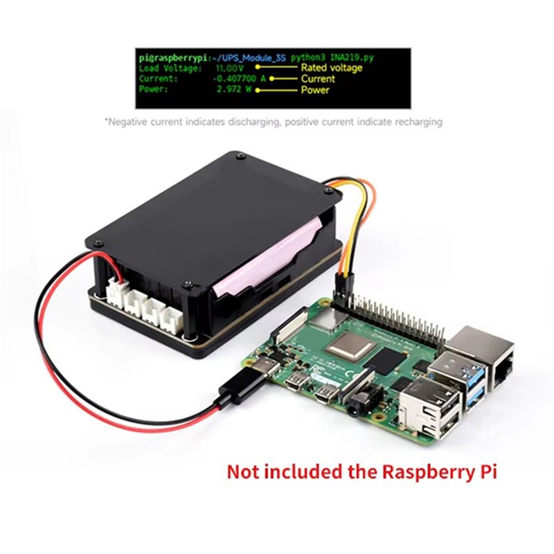 A96K-2X, para Raspberry Pi 5,  - Raspberry Pi Uninterrupted Power Supply Ups 18650 avaliação e preço