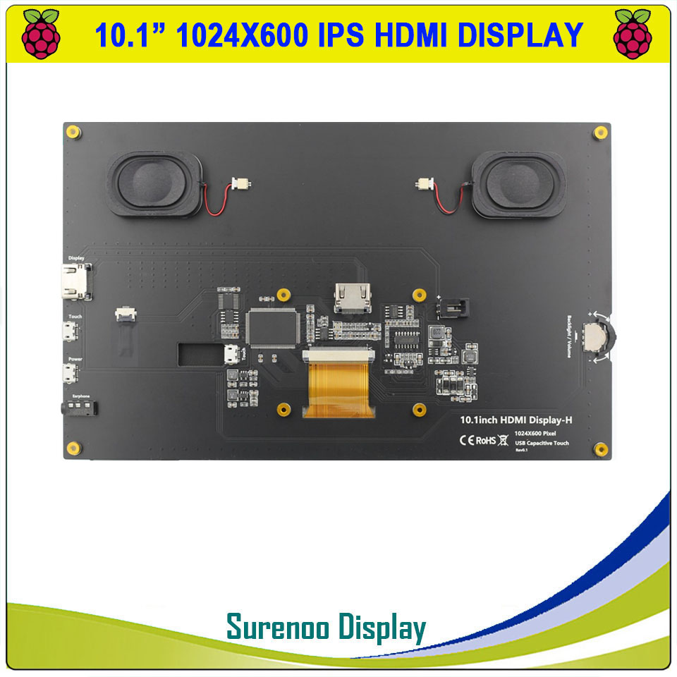 Monitor de tela com módulo LCD - Raspberry Pi 10.1 Inch Capacitive Touch Screen Ips avaliação e preço