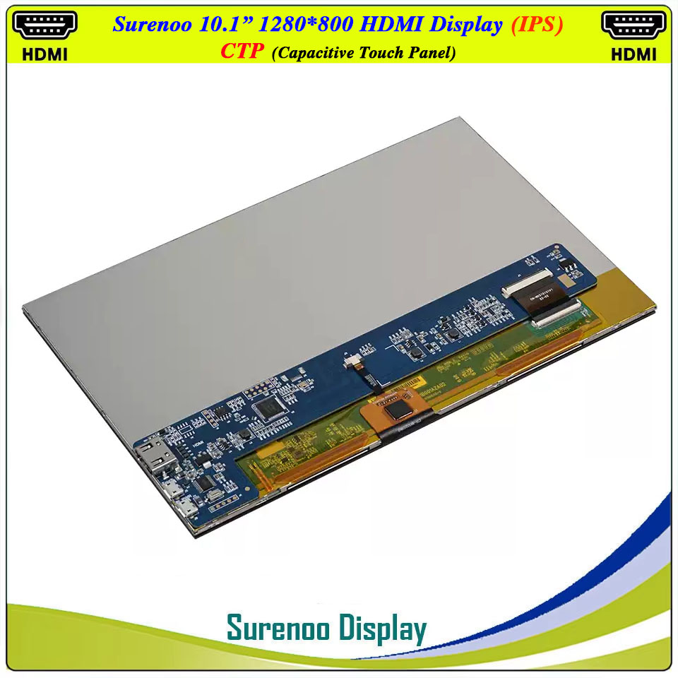 Monitor de exibição com módulo - Raspberry Pi 10.1 Inch Capacitive Touch Screen Ips avaliação e preço