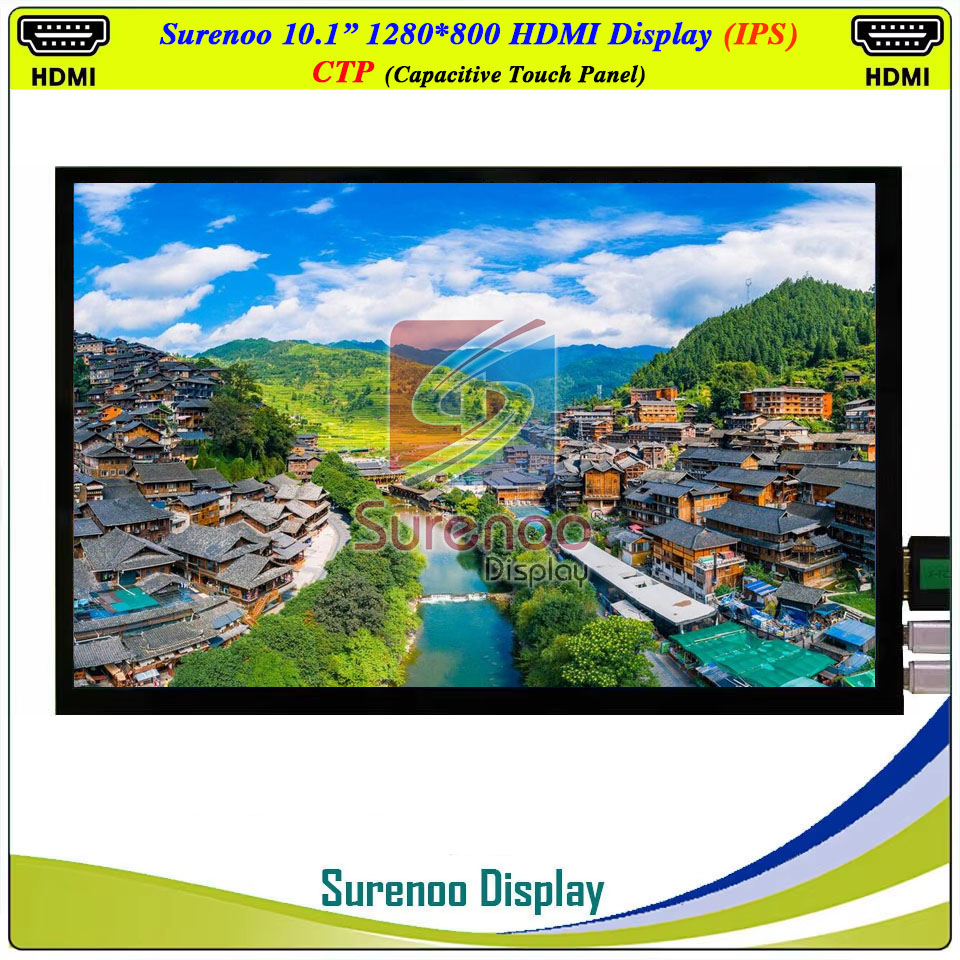 Monitor de exibição com módulo - Raspberry Pi 10.1 Inch Capacitive Touch Screen Ips avaliação e preço